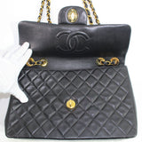 [Pre-owned] CHANEL CHANEL shoulder bag, messenger bag, matelasse decamatlatse 34 W chain bag lambskin 401 EF