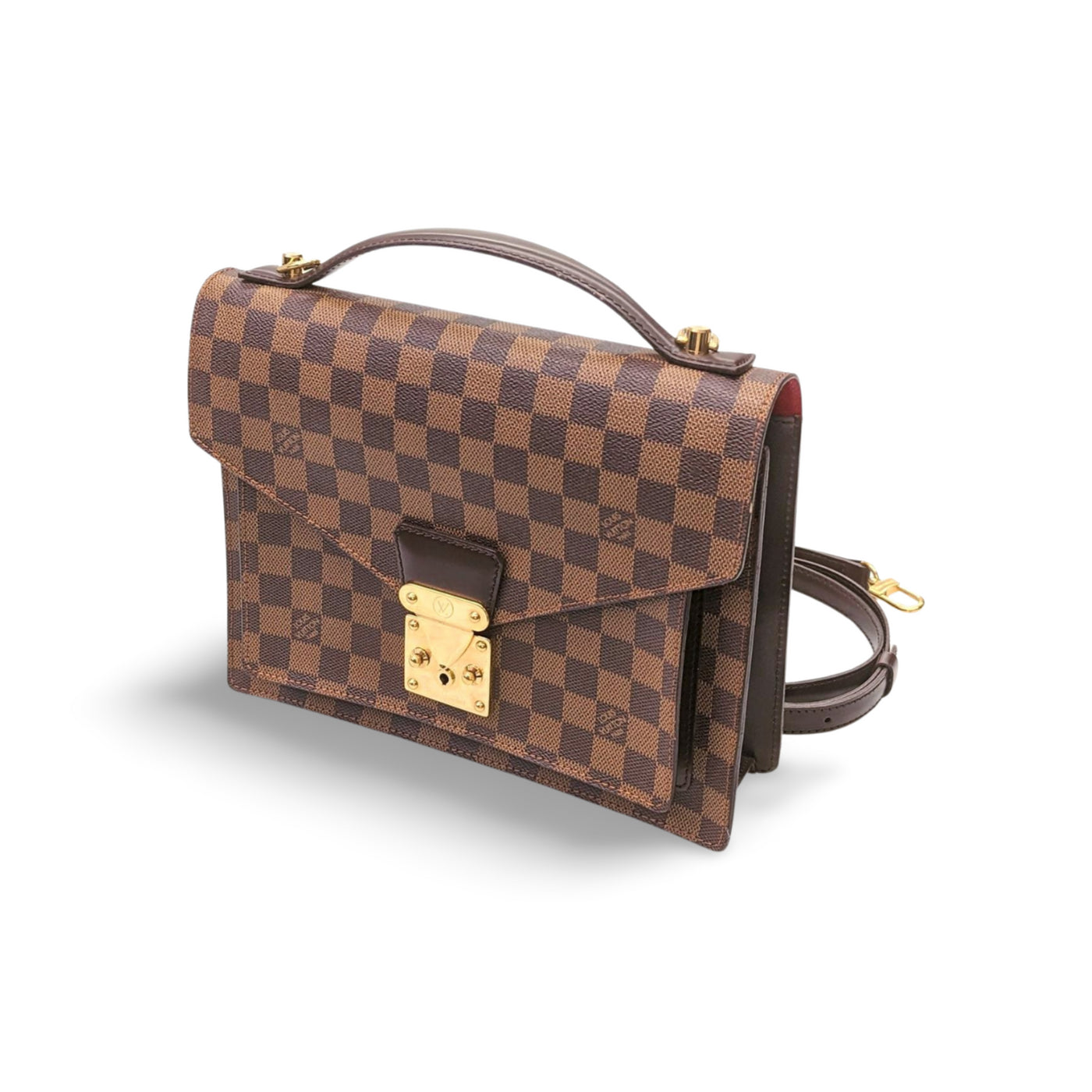 【中古】 LOUIS VUITTON ルイ・ヴィトン クラッチバッグ・セカンドバッグ ダミエ ダミエ モンソー スペシヤルオーダー ２WAY –  Watch Shop Bambi