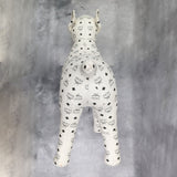 [Pre-owned]  MCM Emcee Miscellaneous Lovelace Gilded Prime Dog Doll White 517