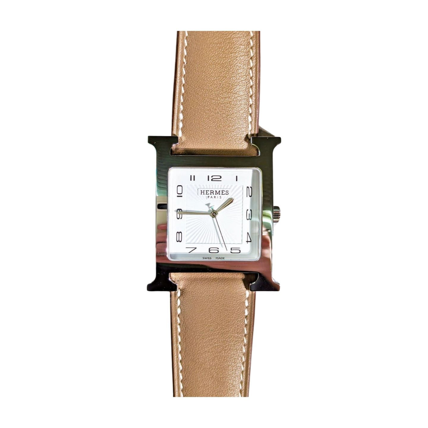 中古】 HERMES エルメス レディース腕時計 Hウォッチ HH1.810 レザーストラップ レディース 609 – Watch Shop Bambi