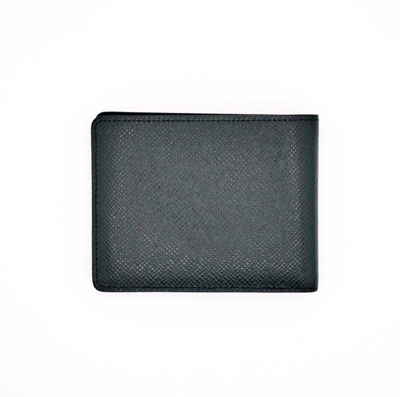 [Pre-owned] Louis Vuitton LOUIS VUITTON Porte Feuille Slender Men's Wallet  Taiga M30539 Bifold Wallet Noir Black Black 618