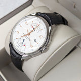【中古】 BAUME & MERCIER BAUME & MERCIER クリフトン メンズ腕時計  M0A10421 パワーリザーブ　GMT　自動巻き 508