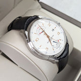 【中古】 BAUME & MERCIER BAUME & MERCIER クリフトン メンズ腕時計  M0A10421 パワーリザーブ　GMT　自動巻き 508