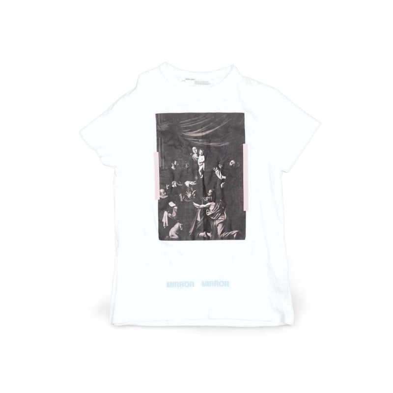 [Pre-owned]  OFF-WHITE Off-White T-shirt and cut & sewn 7SS Diag Caravaggio Tee Graphic Print T-shirt XXS 879