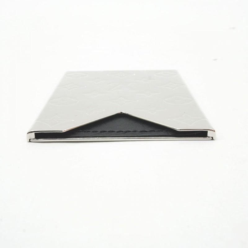 [Brand new] LOUIS VUITTON Louis Vuitton Set Louis Vuitton R96427 Card Case Silver Embossed Card Holder 832