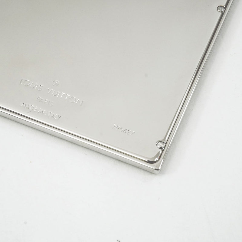 [Brand new] LOUIS VUITTON Louis Vuitton Set Louis Vuitton R96427 Card Case Silver Embossed Card Holder 832