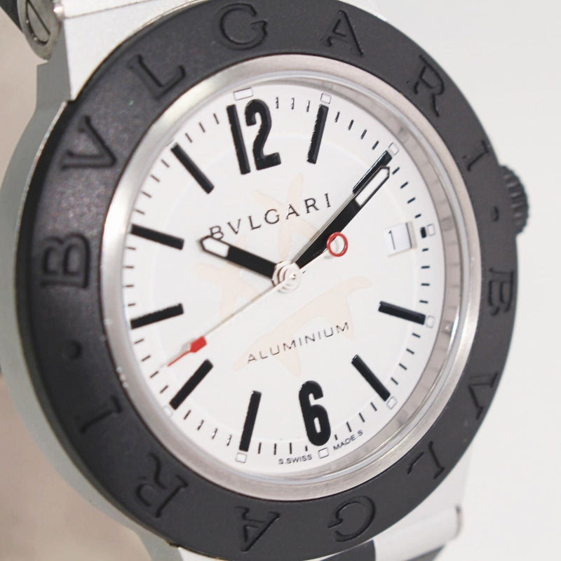 [PRE-OWNED] BB40AT Bvlgari Bvlgari Steve Aoki Limited Aluminum Men's  Automatic Watch White Dial