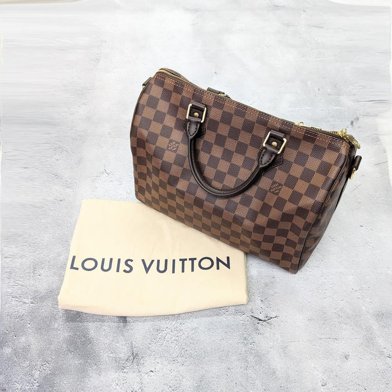 [二手] LOUIS VUITTON Speedy 波士顿包 Damier N41367 Damier Speedy Bandouliere 30 345 