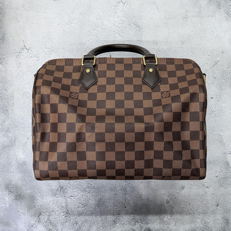 [二手] LOUIS VUITTON Speedy 波士顿包 Damier N41367 Damier Speedy Bandouliere 30 345 